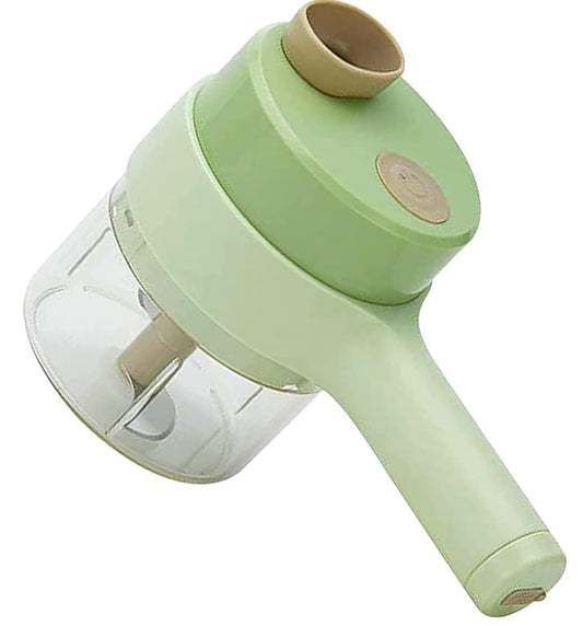 KITCHENBOTS 4-in-1 Electric Vegetable Cutter | One-Touch Chopping, Slicing & Grating